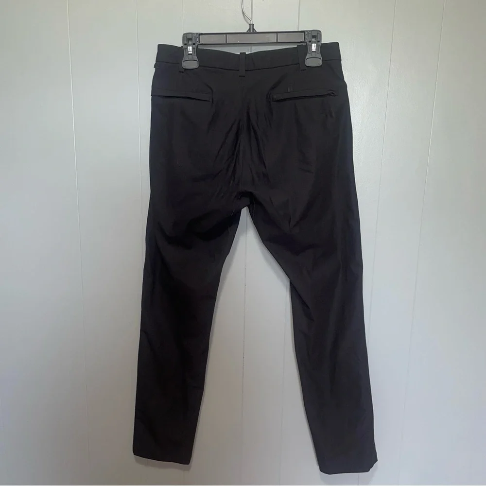 Lululemon Commission Classic Pants Warpstreme Black Obsidian Size 30